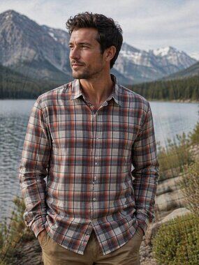 Patagonia Men’s Plaid Cotton Shirt XL Long Sleeve Preppy Outdoor Sustainable
